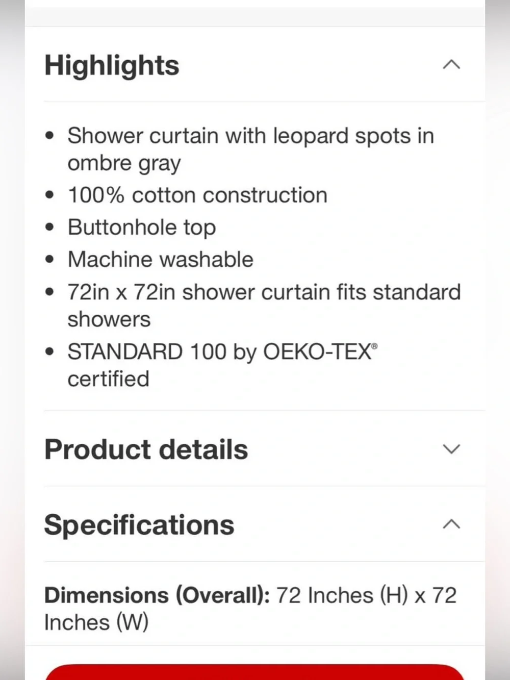 Threshold Shower Curtain in White and Gray - Modern Ombre Dot Leopard Design
